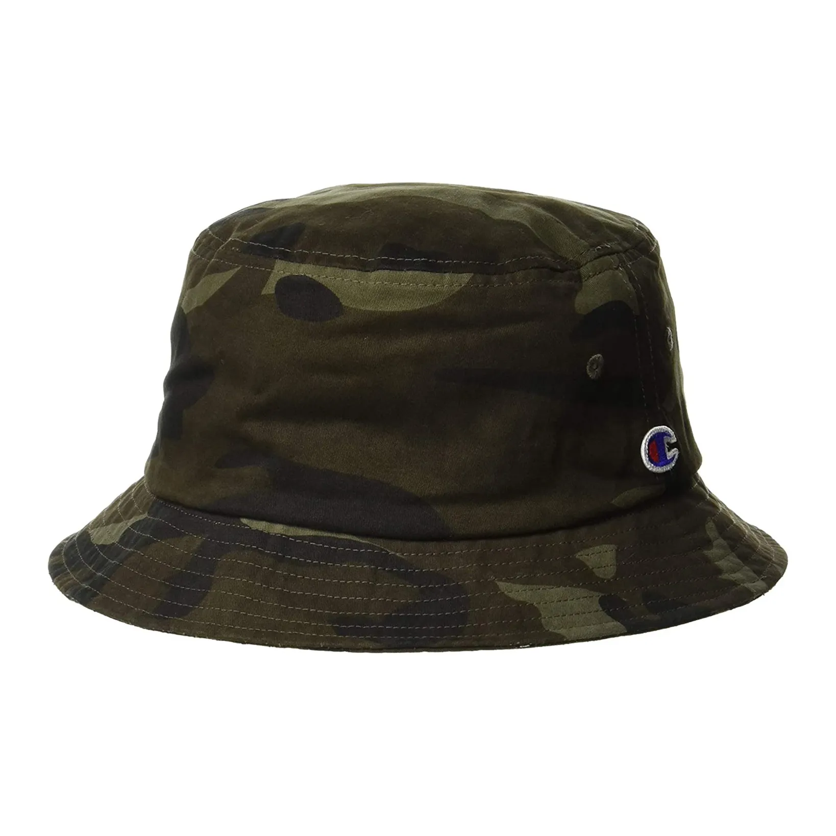Чемпион Cotton Bucket Hats Зеленый камуфляж Унисекс