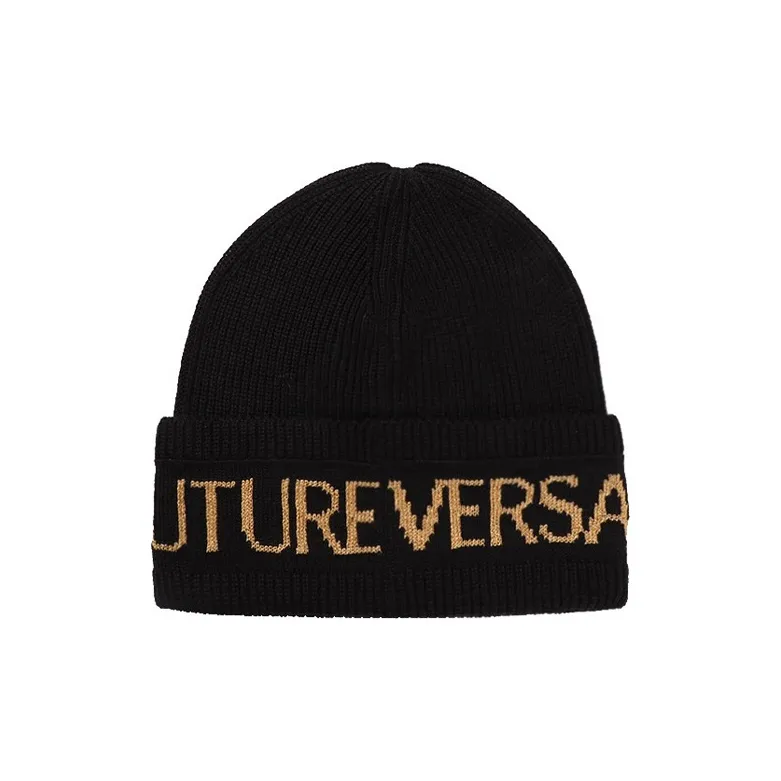 VERSACE JEANS COUTURE Beanies Men's Black