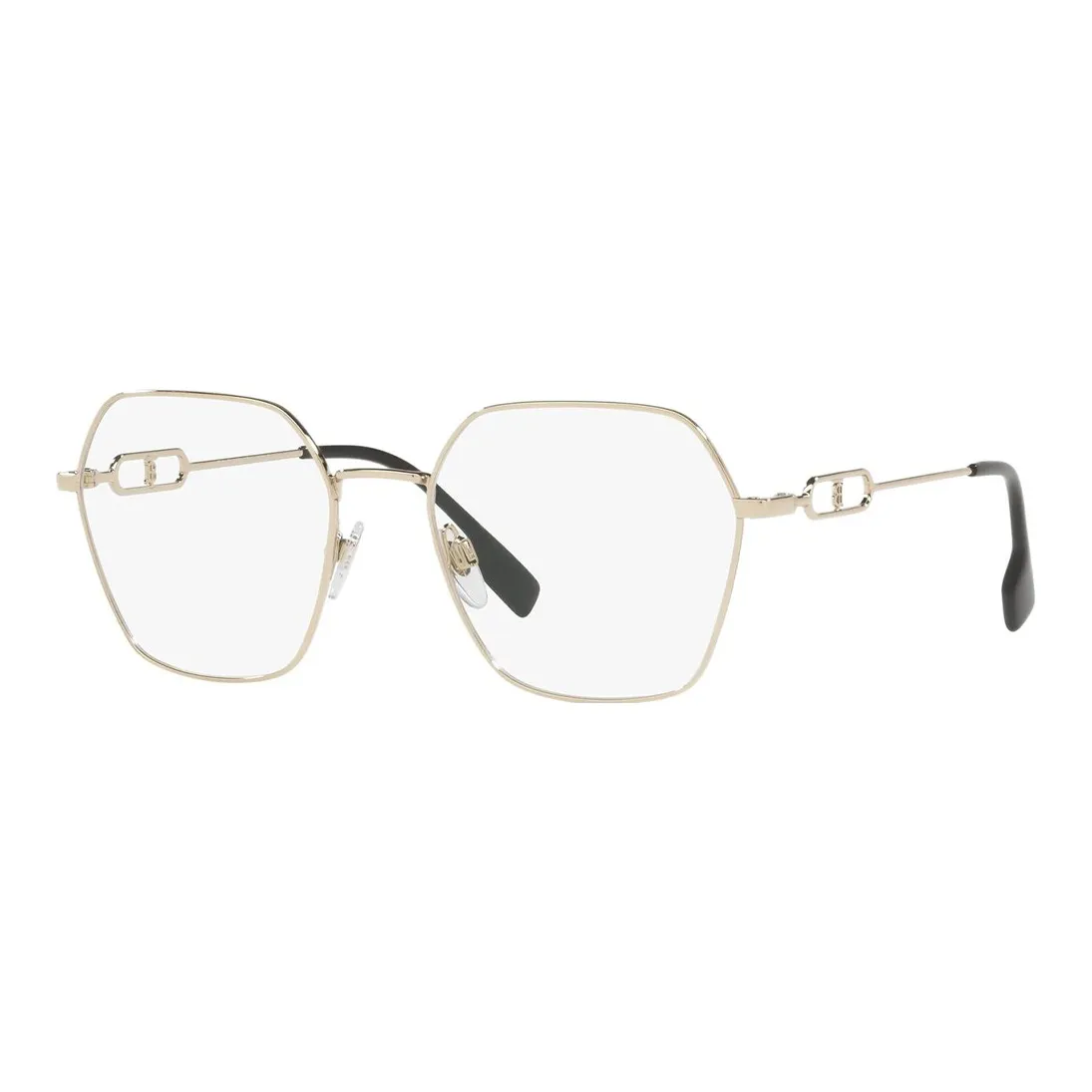 Burberry Eyeglass Frames Women's Gold
