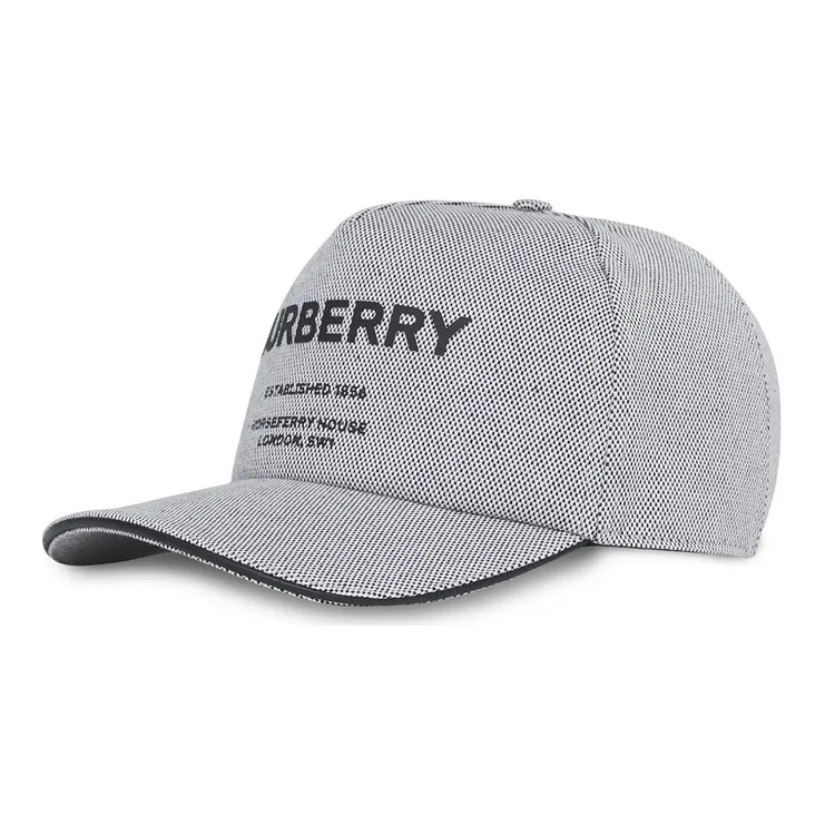 Burberry Lambskin Cotton Baseball Caps Men's