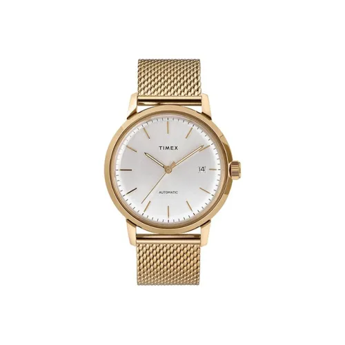 TIMEX Автоматический Механический Movement Мужские Часы 40 мм Серебряные