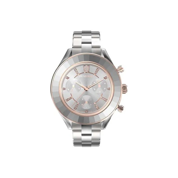 Swarovski Collection Женские часы Кварцевый механизм Ремешок из нержавеющей стали Серебристый циферблат 5610494