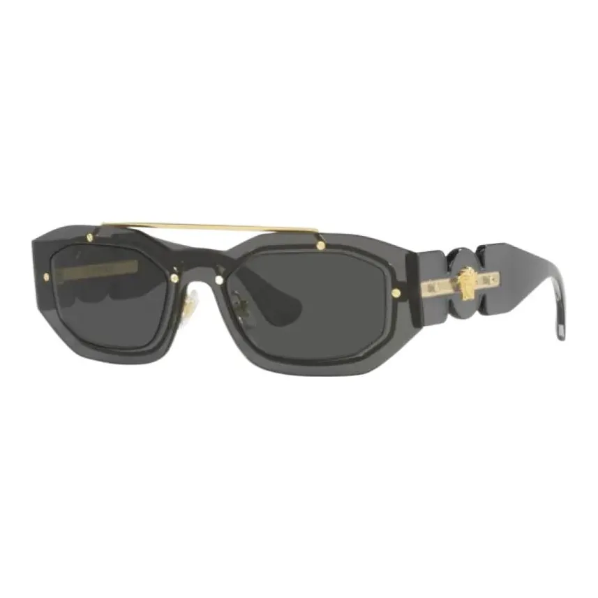 VERSACE Eyewear Medusa Rectangle Frame Sunglasses