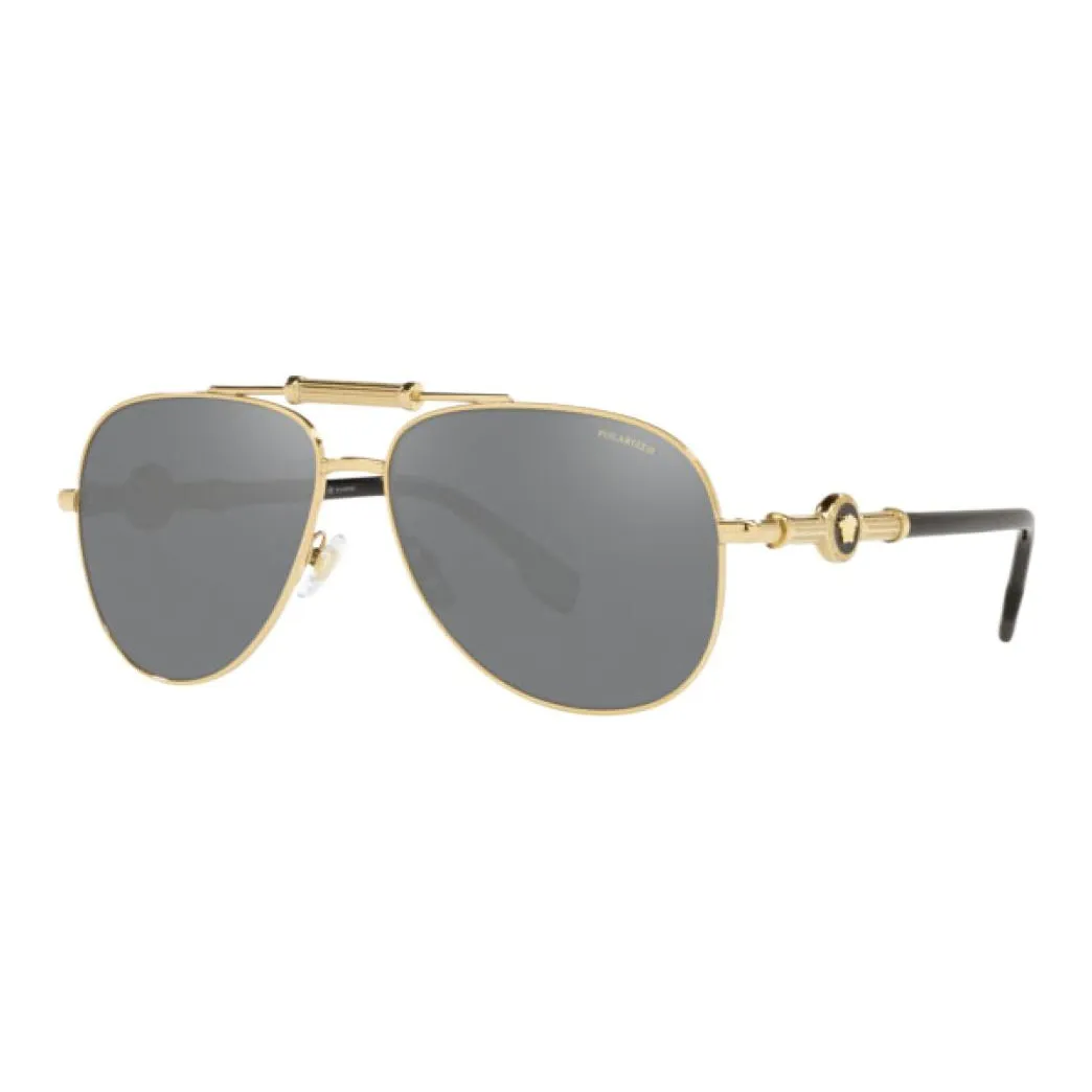 VERSACE Eyewear Pilot Frame Sunglasses