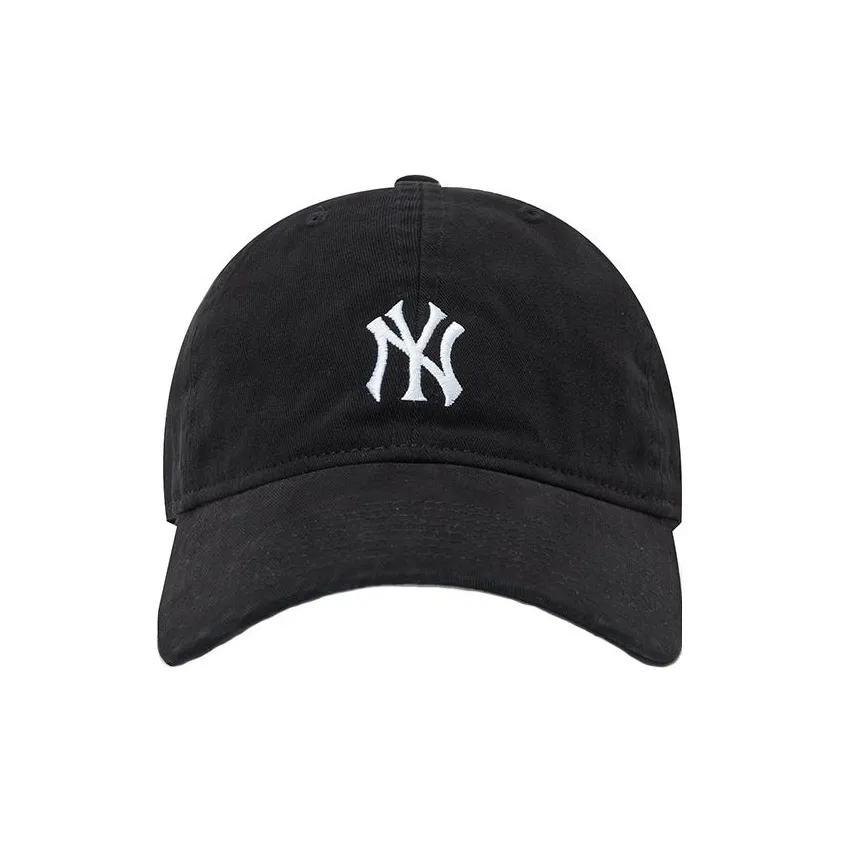 New Era Хлопковые кепки унисекс черные