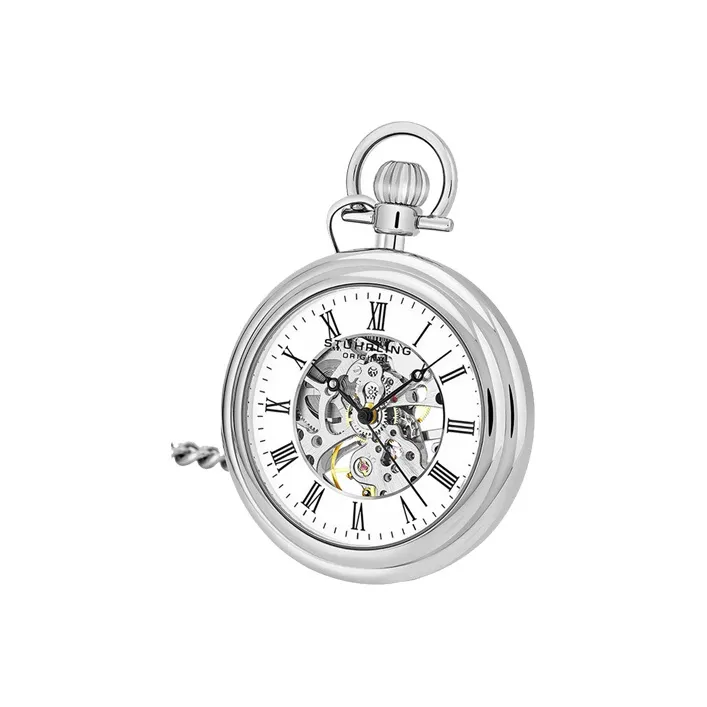 STUHRLING Механизм с ручным заводом Унисекс Legend Collection Карманные часы 47мм*13,49мм Белый