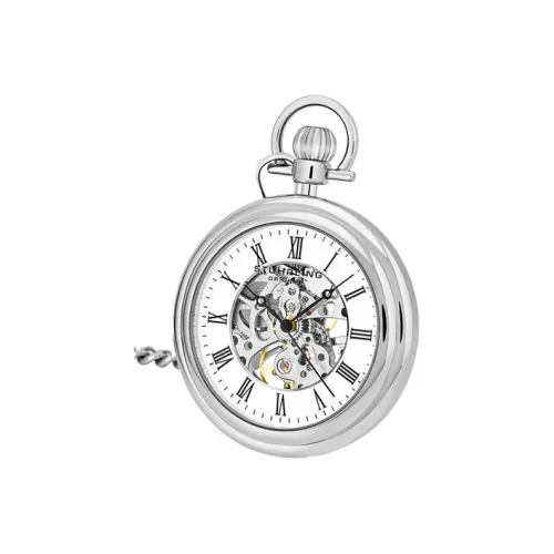 STUHRLING Ручной Механический Движение Унисекс Легендарная Коллекция Часы 47mm*13,49mm Белый