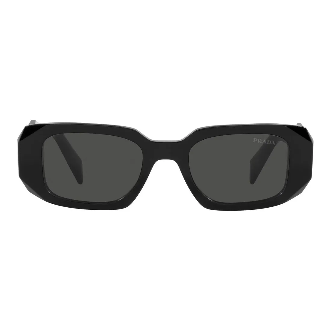 PRADA Пластиковая оправа солнцезащитные очки унисекс черный