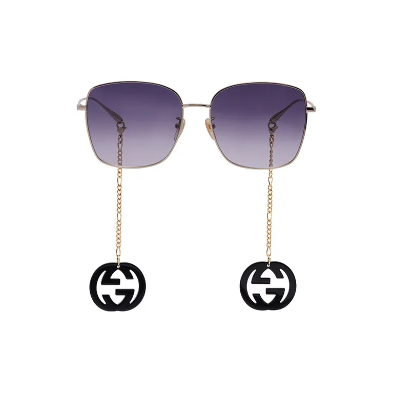 GUCCI Металл Квадратные Солнцезащитные очки Женские