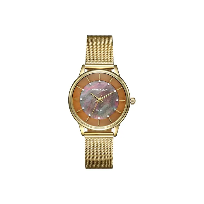 ANNE KLEIN Кварцевый механизм Женские часы Simple Classic Collection, 35 мм, жемчужная раковина, цвет