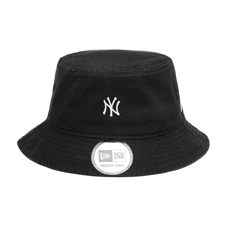 New Era Cotton Bucket Hats Унисекс Черный