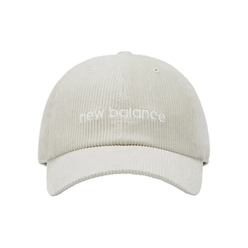 New Balance Хлопковая Бейсболка Белая Унисекс