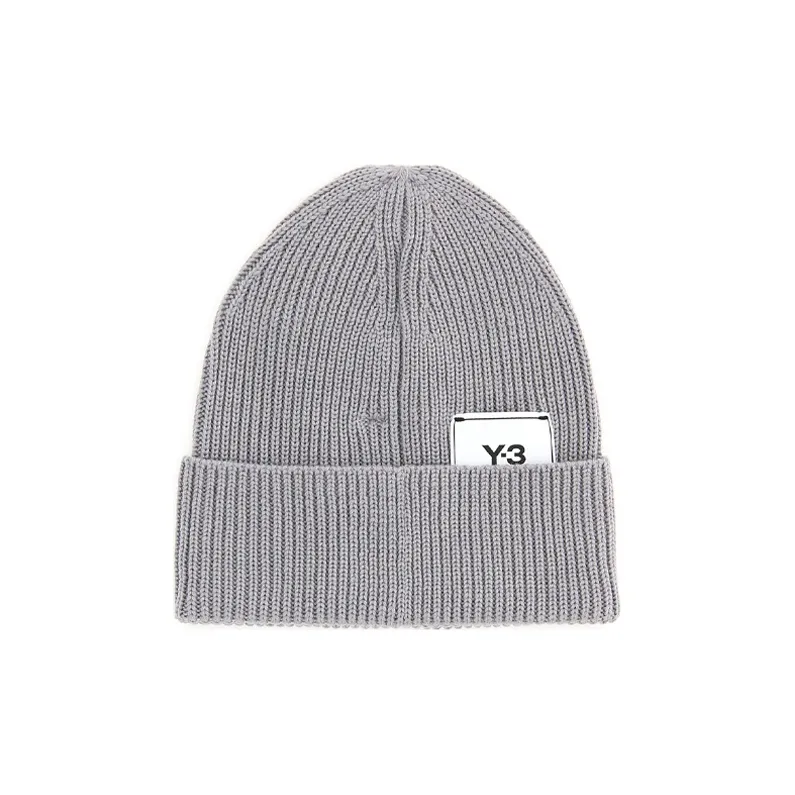 Y 3 Wool Beanies Серый Унисекс