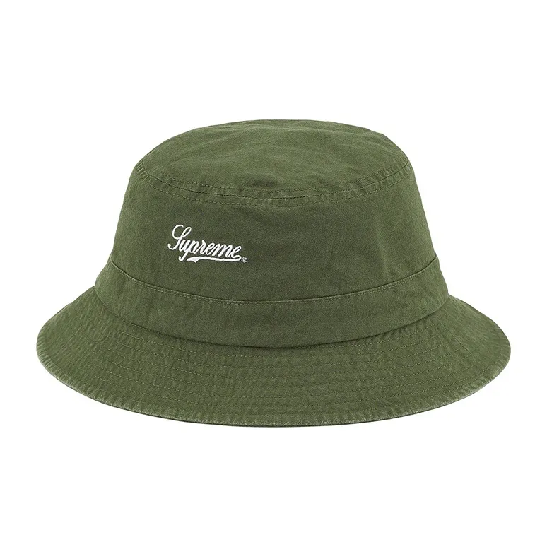 Supreme 100% хлопок Bucket Hats Unisex Армейский зеленый Черный фиолетовый Оранжево-красный Белый синий