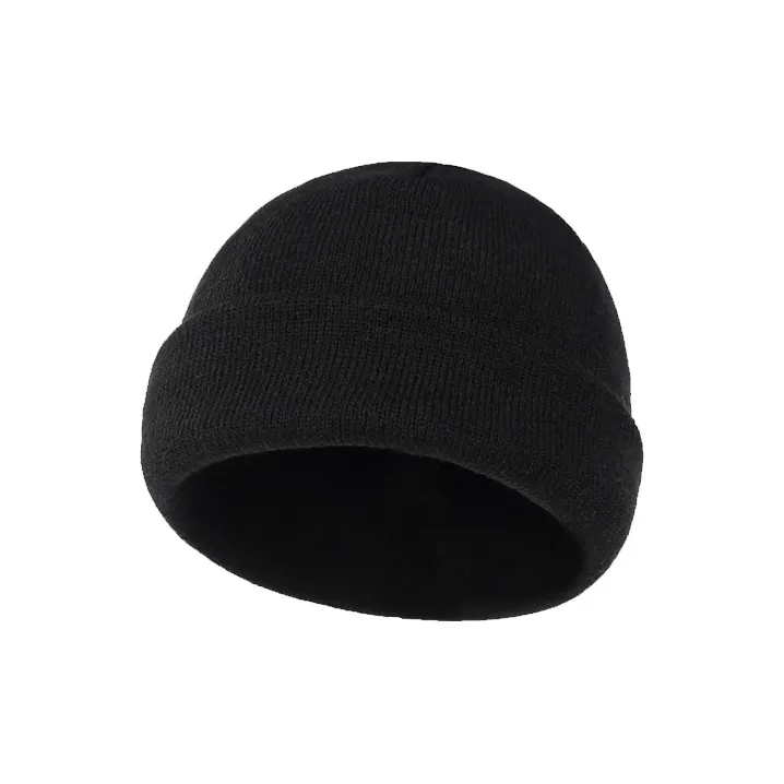 KENMO Акриловая Шапка-Бини Черного Цвета Унисекс