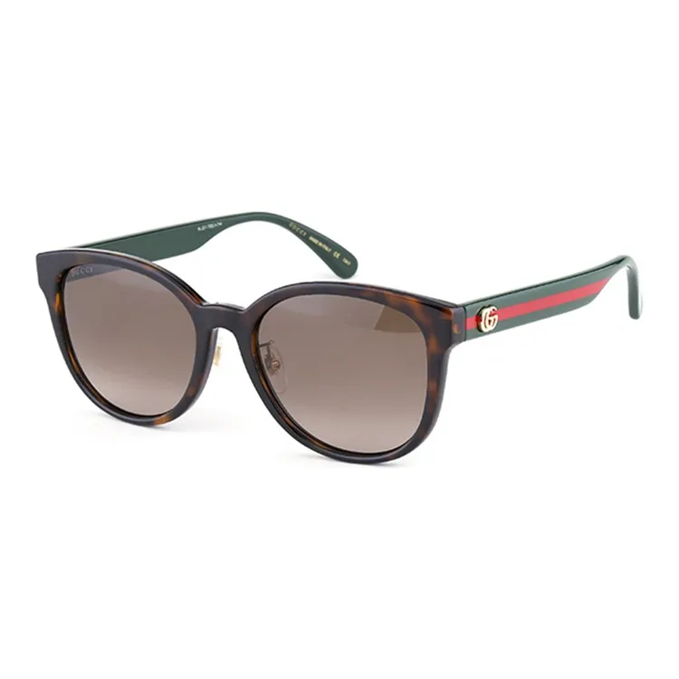 GUCCI Plate Frame Round Sunglasses Unisex