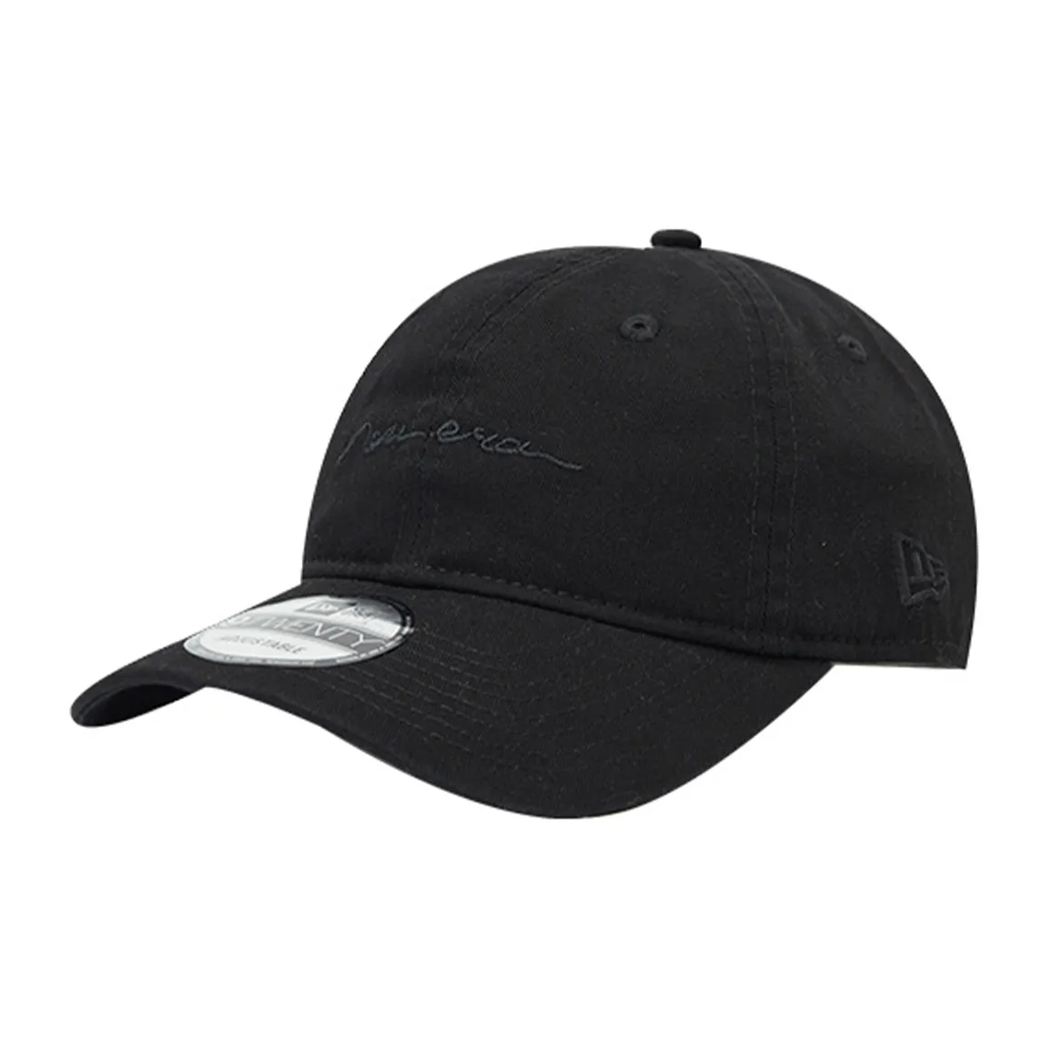 New Era Хлопковые кепки унисекс черные