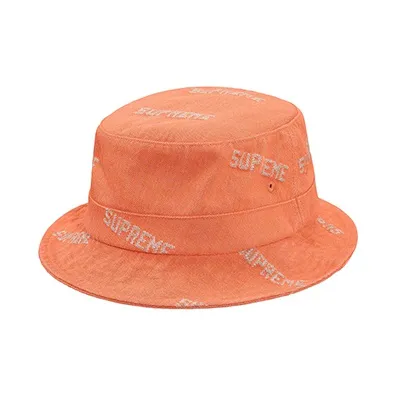 Supreme Logo Denim Crusher
