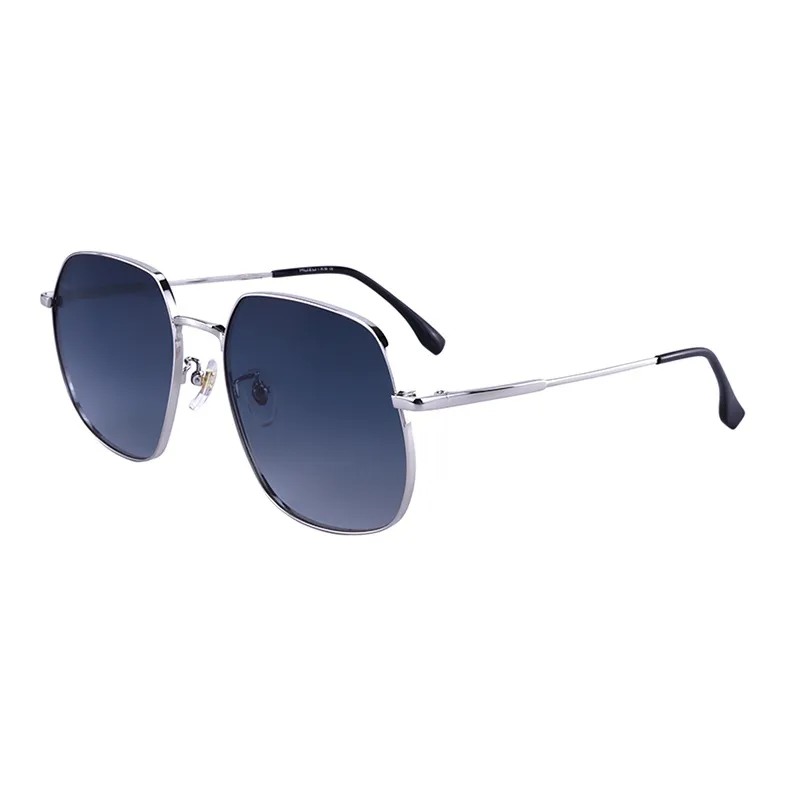 MUZU Alloy Irregular Shape Sunglasses Unisex