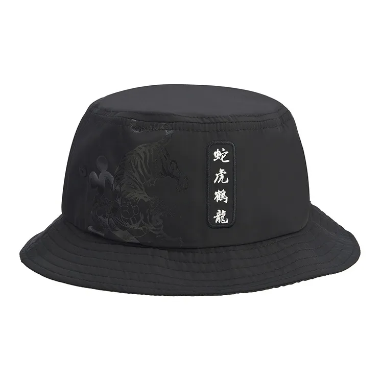 LINING Полиэстер Шляпа ведра Черный Унисекс