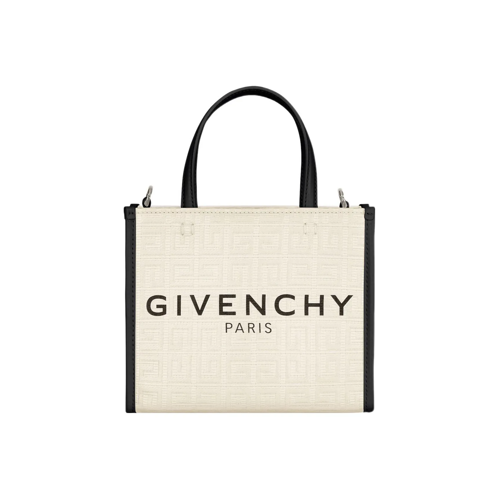 GIVENCHY Cabas Series Cow Leather Shoulder Bag, Crossbody Bag, Handbag Mini Women's Black Beige