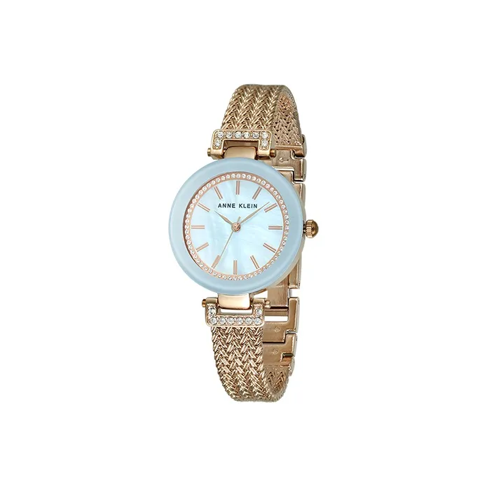 ANNE KLEIN Кварцевый механизм, женские часы, коллекция Modern Retro, 35 мм, синий