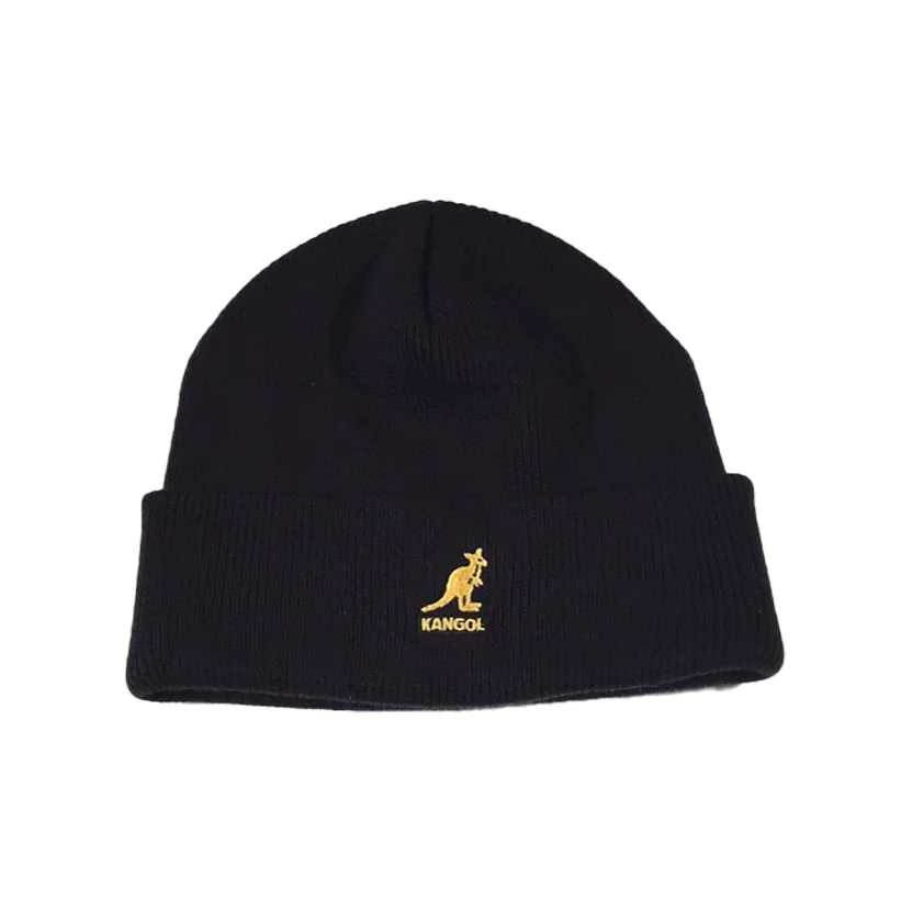 KANGOL Акриловые шапки-бини унисекс черного цвета