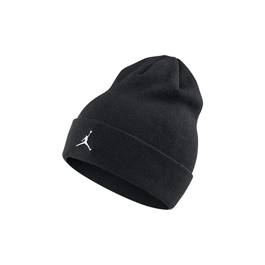 Jordan Plush Yarn Beanies Men's Black