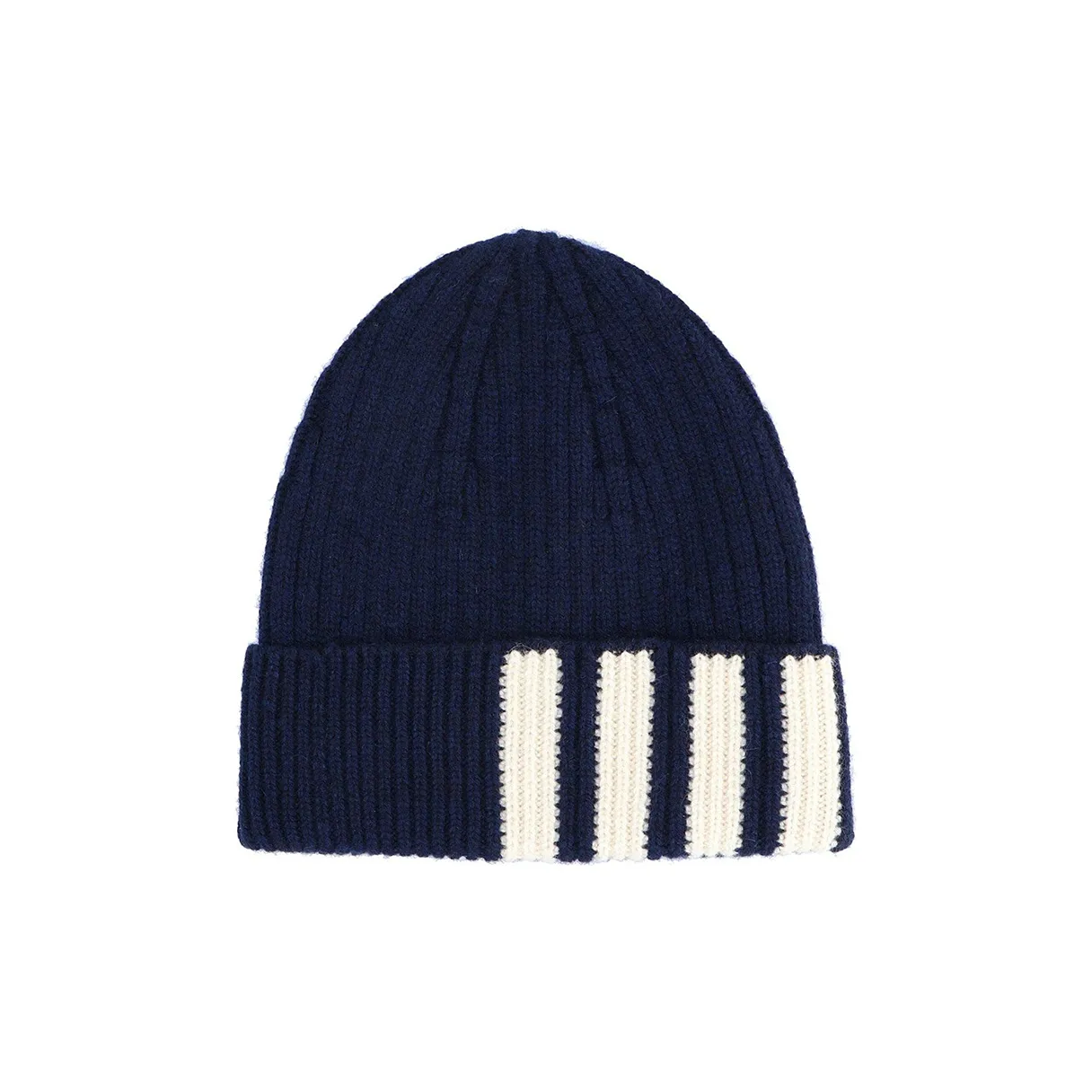 THOM BROWNE Cashmere Ribbed knit Beanie