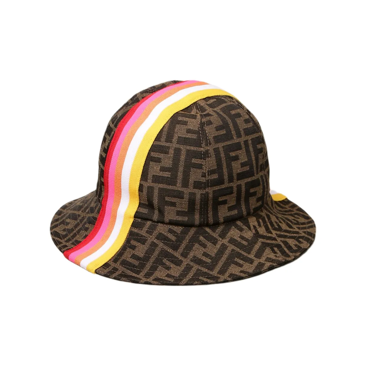 FENDI Kids FF pattern Bucket Hat