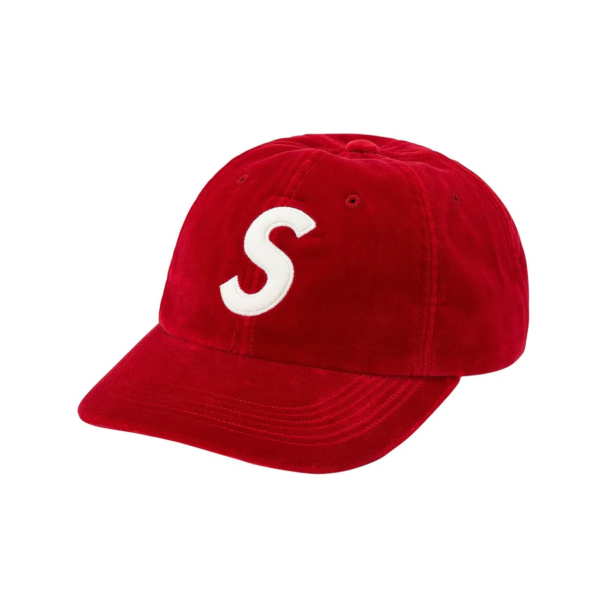 Supreme 100% хлопок Бархат Кепки Унисекс Красный Черный Зеленый Карамель Белый Синий