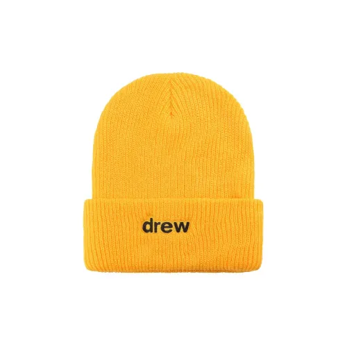 Drew House Акриловая Шапка-Бини Желтая Унисекс