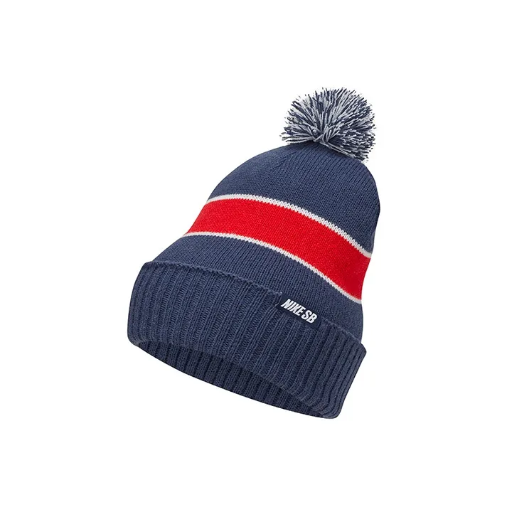 NIKE Акриловые Шапки-бини Синие Унисекс