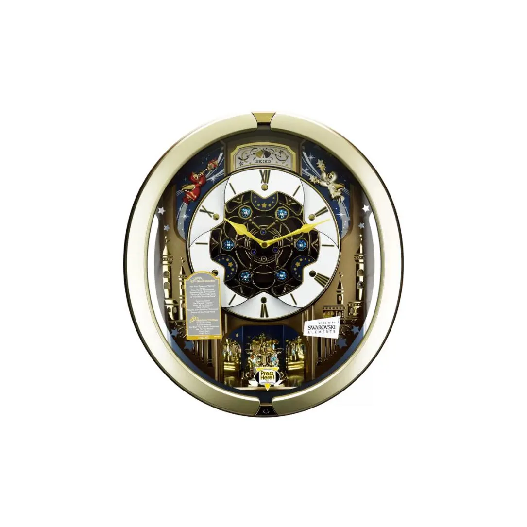 SEIKO Кварцевый механизм Эпоксидная смола Стена Часы Унисекс Череп