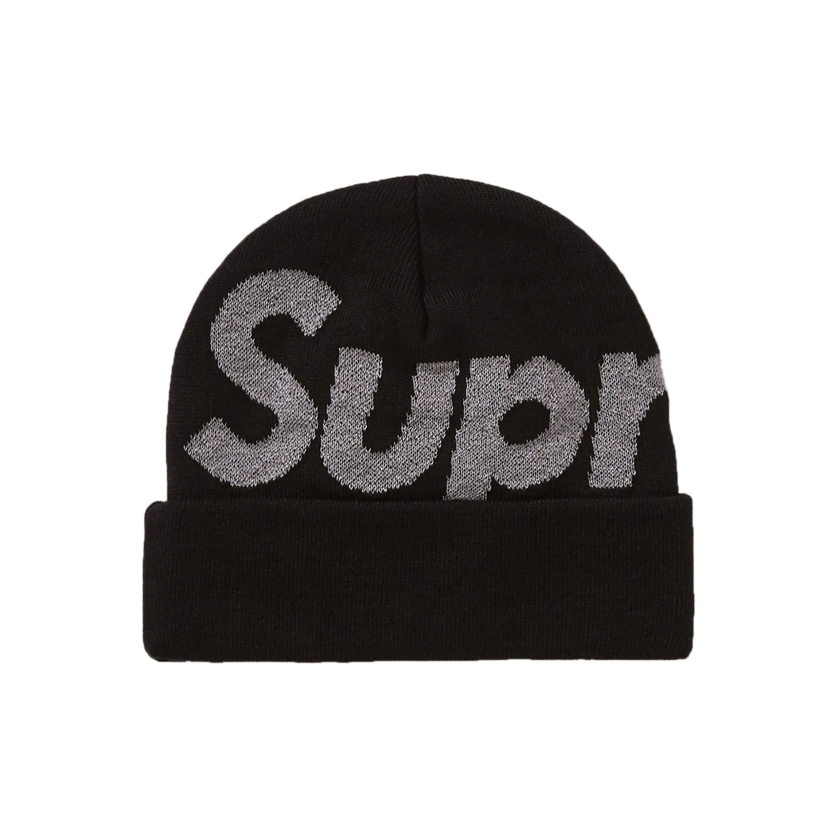Supreme Acrylic Beanies Unisex Black Supreme Акриловые Шапки-бини Унисекс Черный