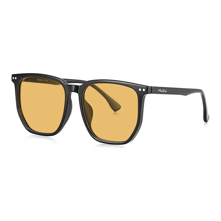 MUZU TR/Memory Plastic Irregular Shape Sunglasses Unisex