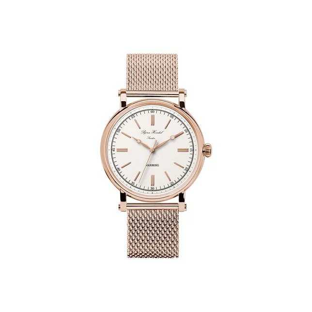 BJORN HENDAL Кварцевый механизм Мужские часы 44mm*44mm*12,3mm Белый