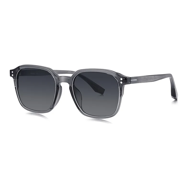 MUZU TR/Memory Plastic Square Sunglasses Unisex