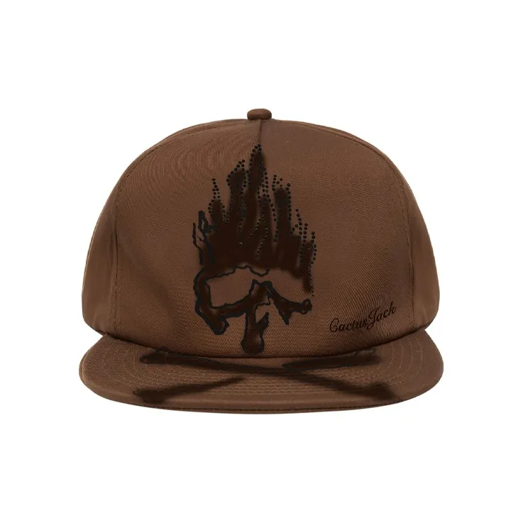 TRAVIS SCOTT Хлопок Бейсболка Коричневого Цвета Унисекс