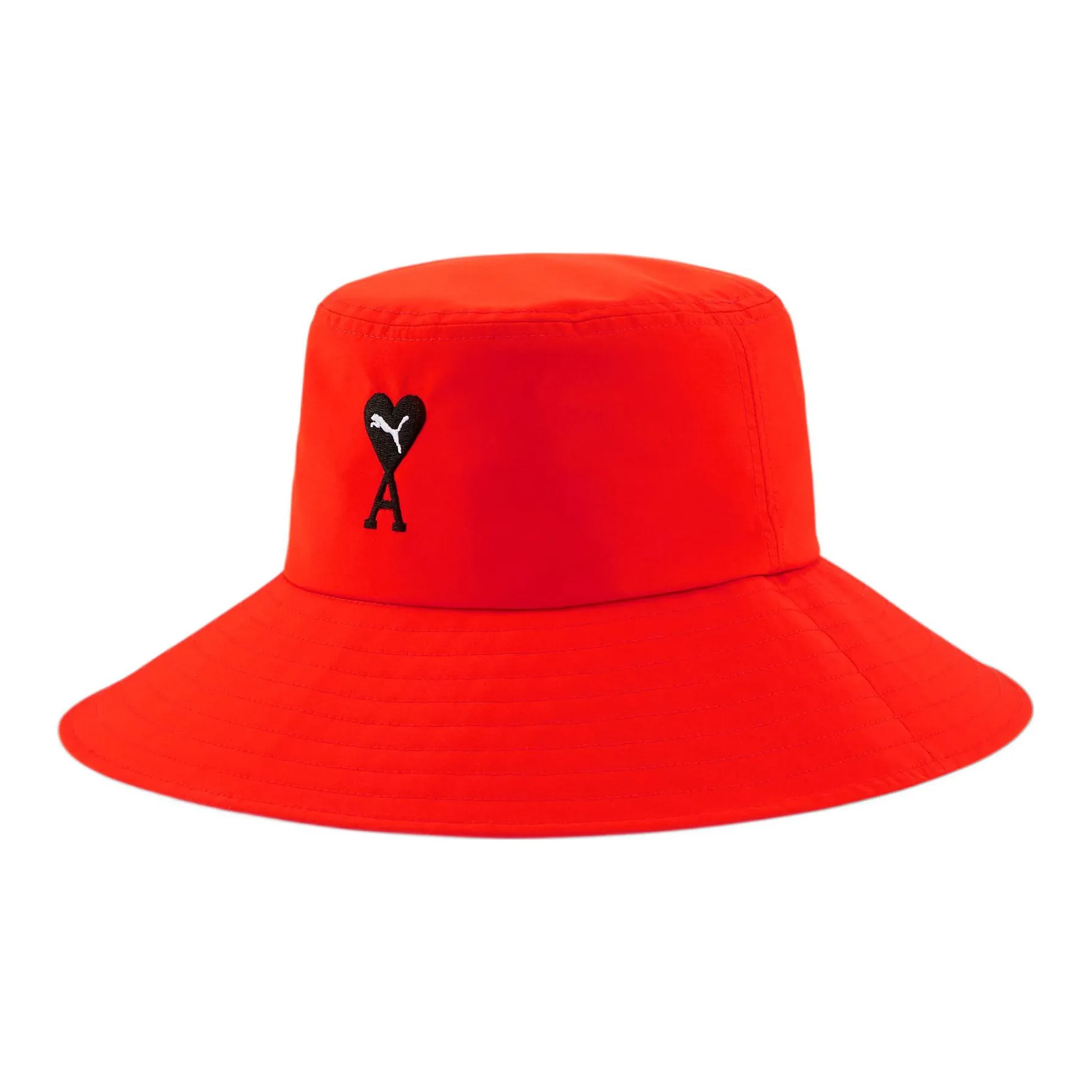 PUMA Полиэстер Шляпа ведра Оранжево-красная Унисекс