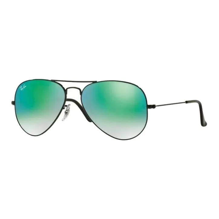 RayBan Металлические Aviator Солнцезащитные очки Унисекс Черные