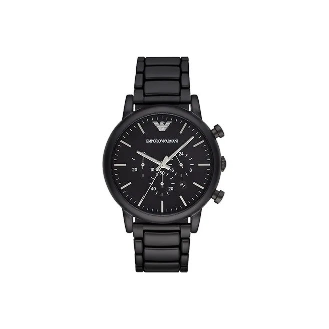 EMPORIO ARMANI Кварцевый механизм Мужские Часы Darth Vader Collection 43 мм Черные