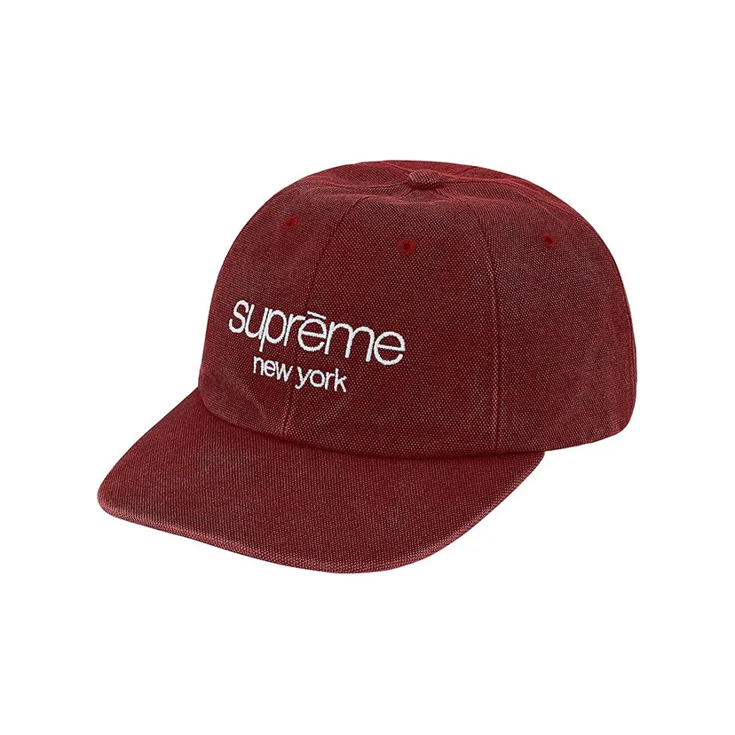 Supreme 100% Cotton Velvet Кепки Унисекс Бордовый Темно-Серый Темно-Коричневый Зеленый Фиолетовый