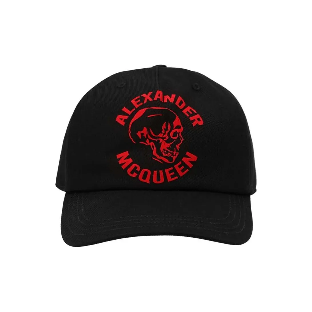 Alexander McQueen Baseball Caps Unisex Black