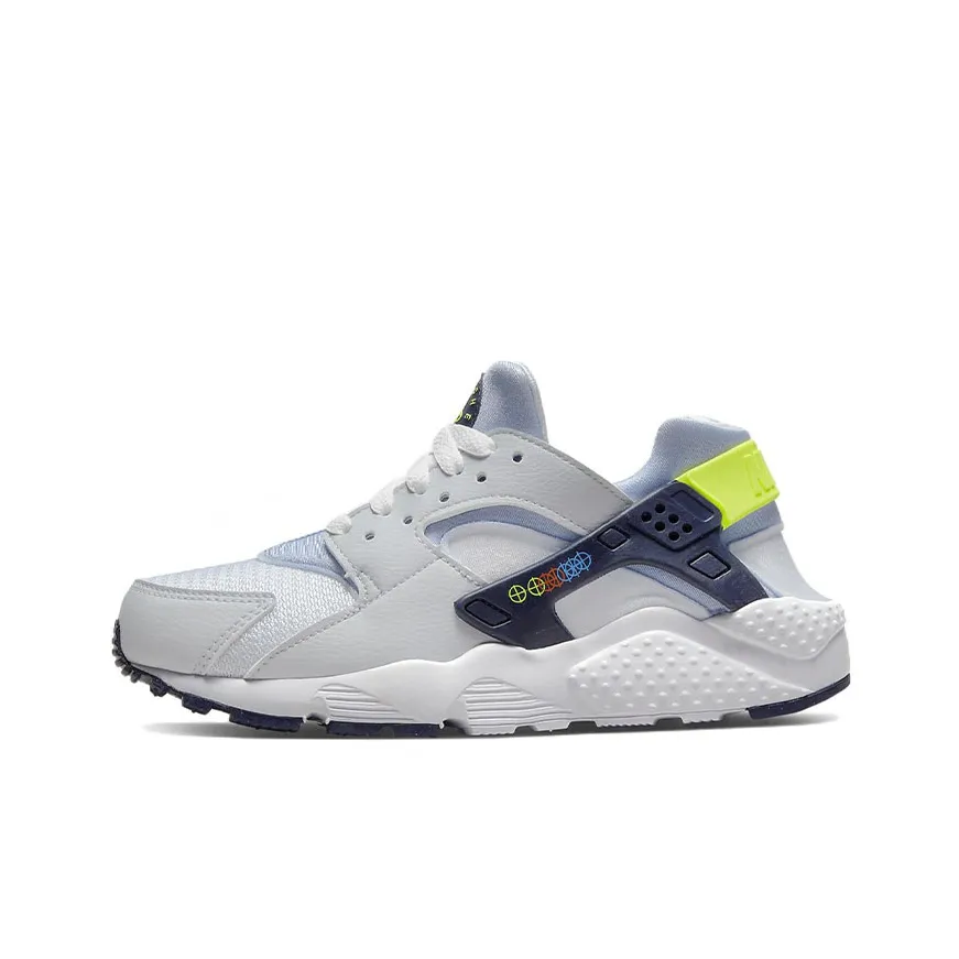Nike Huarache Run GS 'Football Grey Volt'