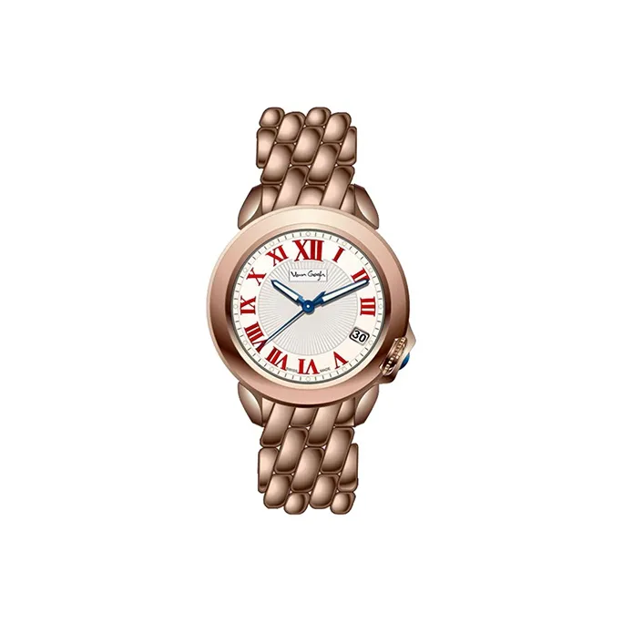 VAN GOGH Wrist Watch Automatic Mechanical Movement Stainless Steel Strap 40mm White Dial Women's Watch