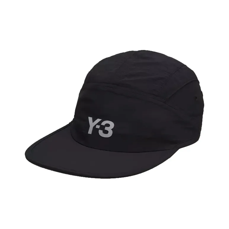 Y 3 Cotton Baseball Caps Unisex Black