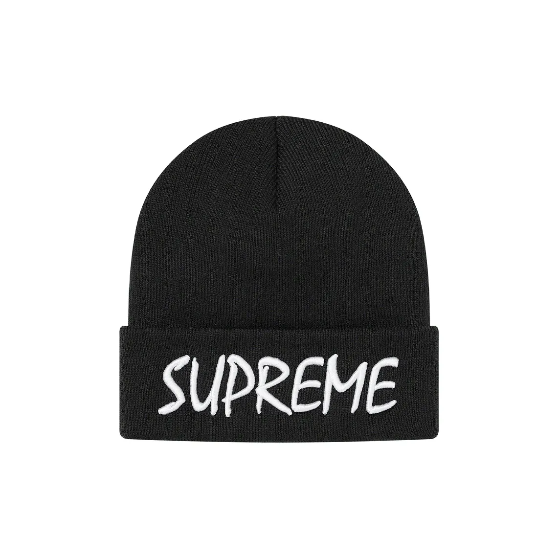 rib-knit beanie hat