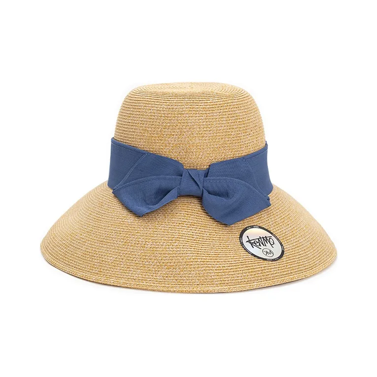 KENMO Плетеная соломенная шляпа ведра для женщин
