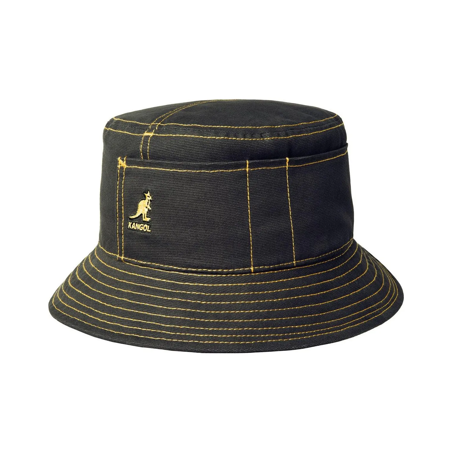 KANGOL Cotton Bucket Hats Черный Унисекс